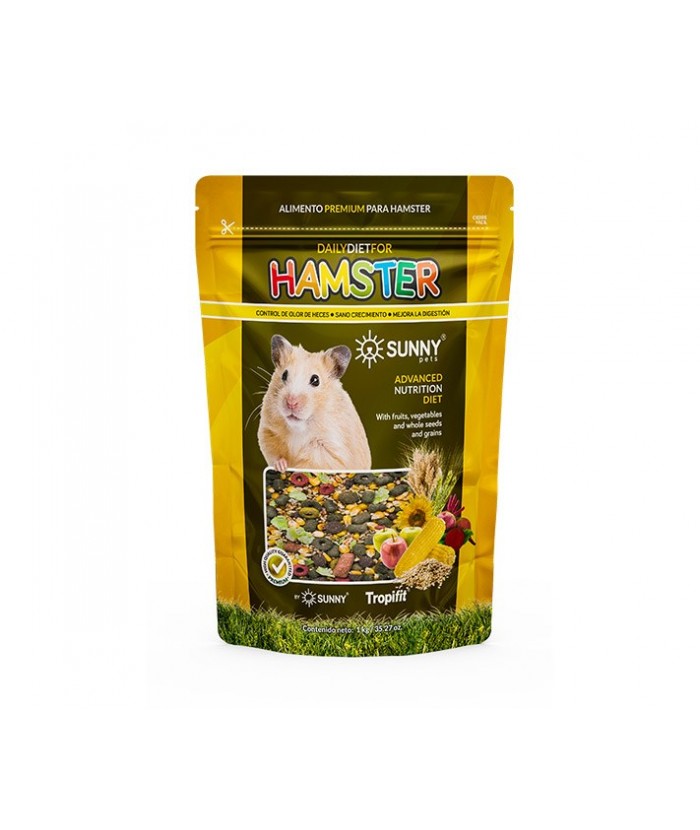 Alimento Premium Tropfit hamster 1kg Sunny