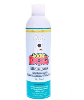 Shampoo Espuma Seca 400 ml Linea Premium Golden Dog