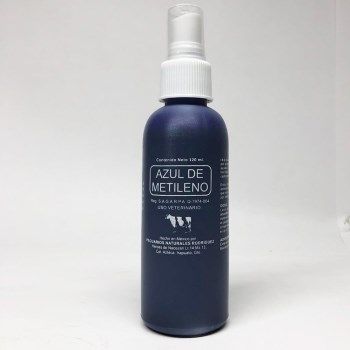Azul botella con Atomizador 120 ml